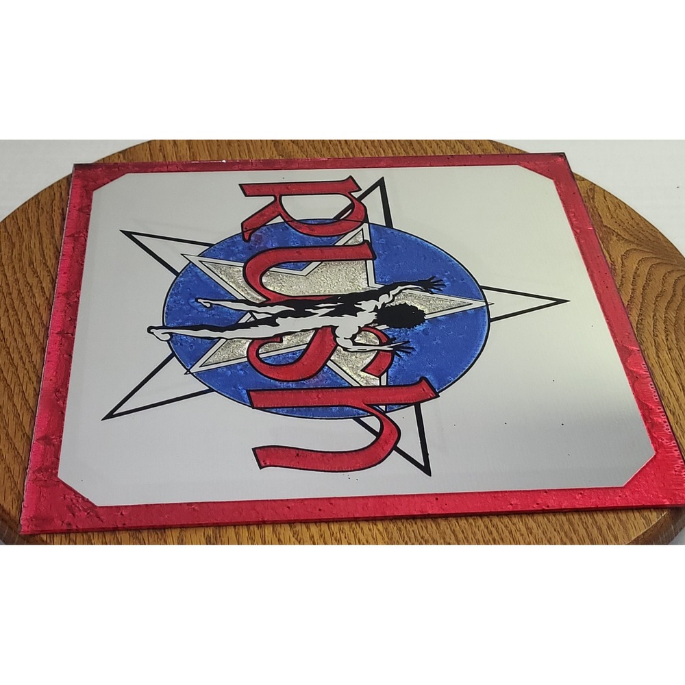 Rush Mirror Starman Logo Rock Band Carnival Prize Wall Decor 12.5x12.5 - Picture 4 of 7